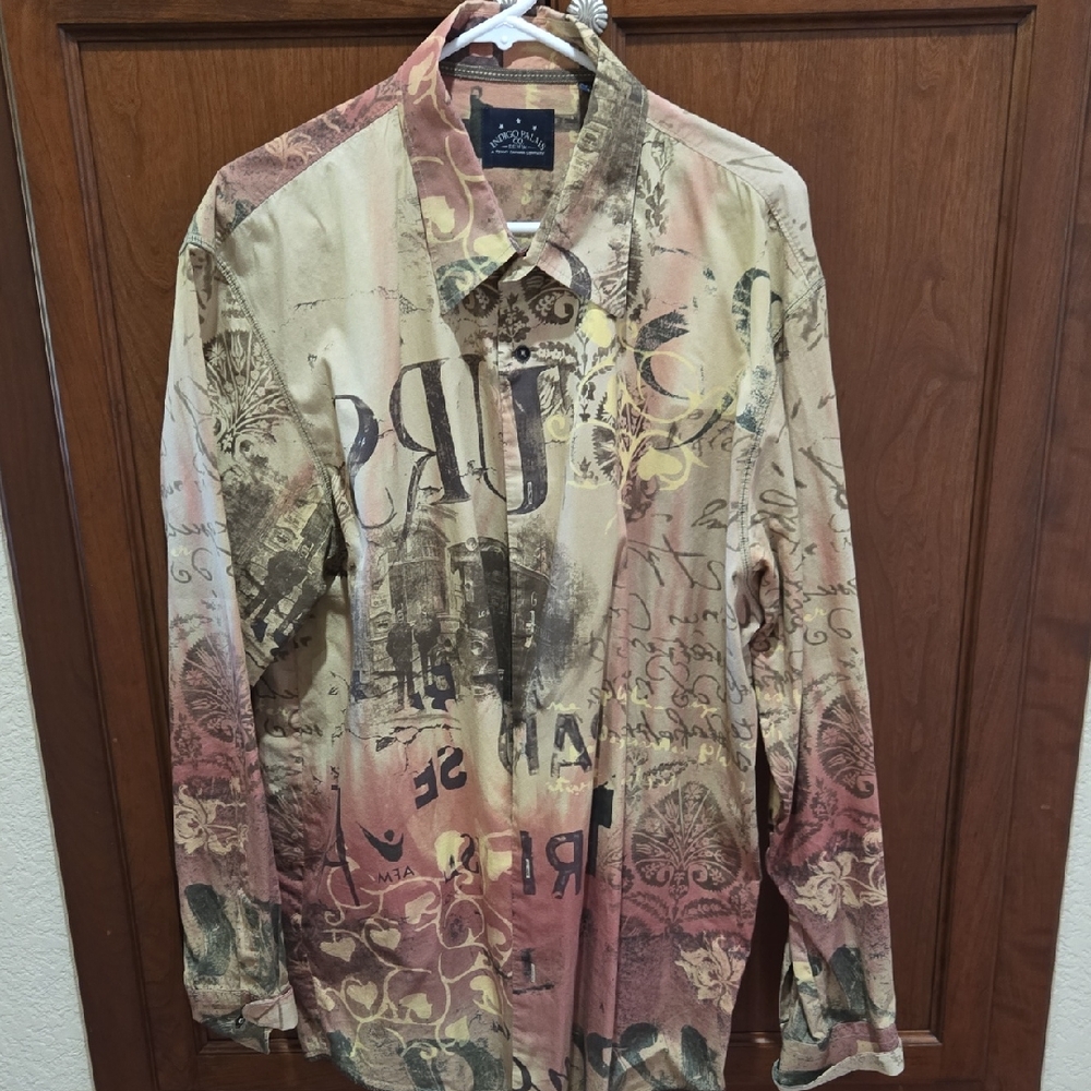 Tommy Bahama Indigo Palms Graphic Shirt